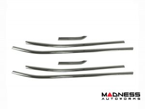 Jeep Renegade Door Trim - Side Window Molding Kit - Dark Chrome